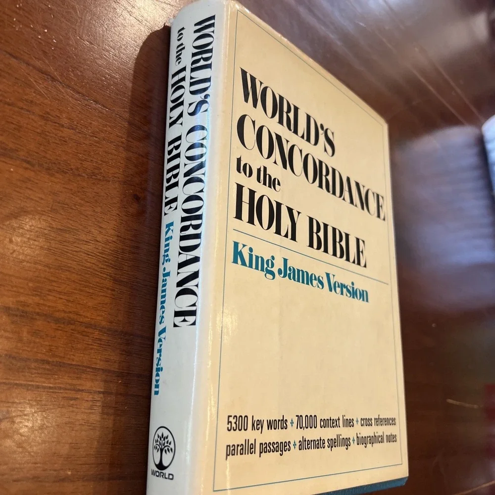 Worlds Concordance To The Holy Bible King James Version 1st Printing 1969 A3441